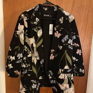 New York and company touched sleeve blazer